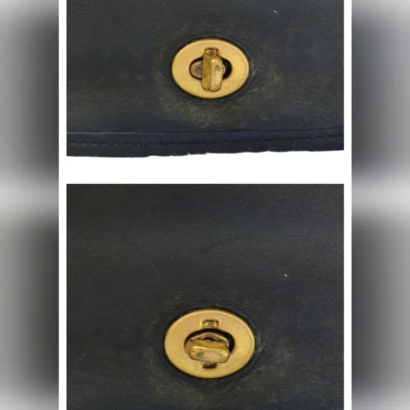 Vtg COACH | Ranch Bag | Black | Womens | Crossbody | 90s | Leather - Picture 11 of 16